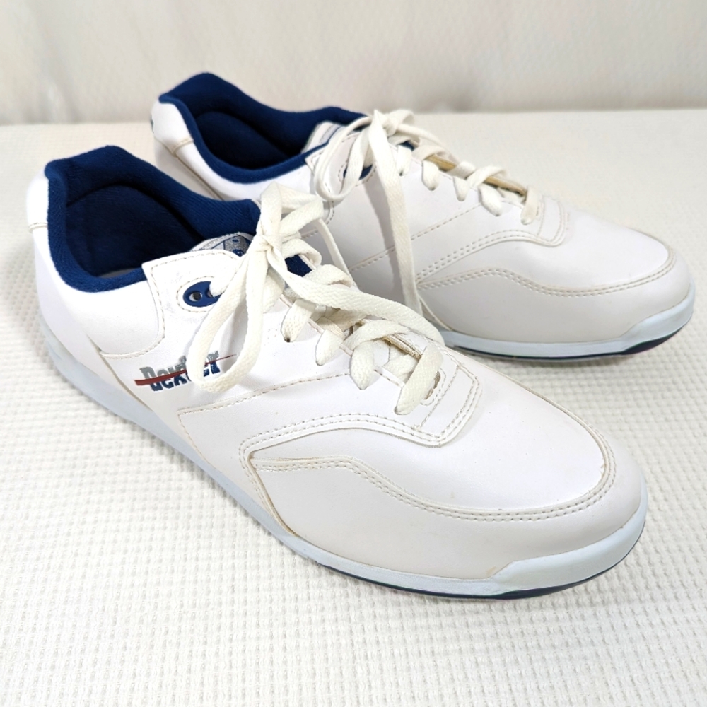Dexter B873-9 Women's White Lace-Up Bowling Shoes, Non-marking, 11.5M, New